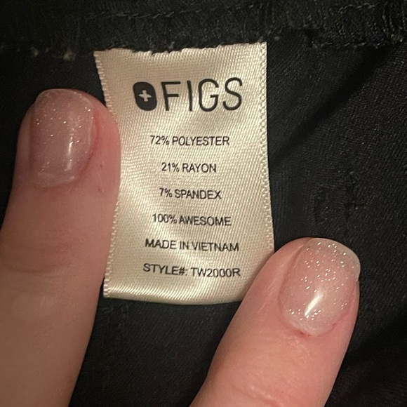 Figs womens yola and Rafaela large black set - Picture 2 of 6